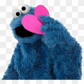 Cookie Monster Valentines Day, HD Png Download - cookie monster png