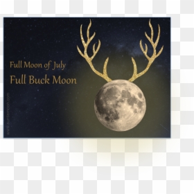 Full Buck Moon 2017, HD Png Download - full moon png