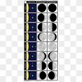 Phases Of Moon Storyboard, HD Png Download - full moon png