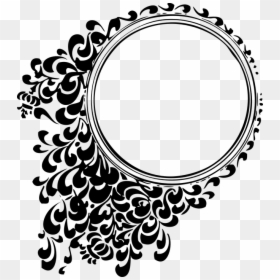 Circle With Design Png, Transparent Png - fancy border png