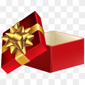 Green Gift Box Png, Transparent Png - christmas present png