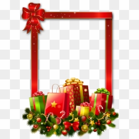 Christmas Border Transparent Background, HD Png Download - christmas present png