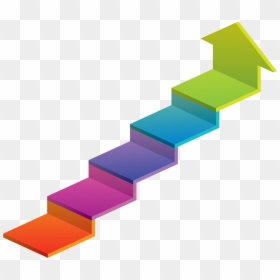 Arrow Stairs Png, Transparent Png - stairs png