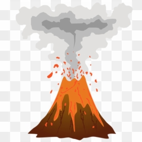 Volcano No Background, HD Png Download - volcano png