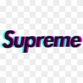 Transparent Supreme Pink Logo, HD Png Download - supreme sticker png
