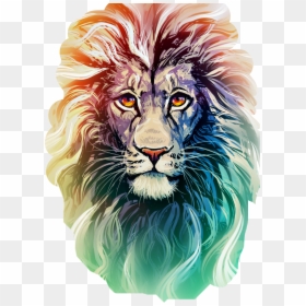 Transparent Lion Head Roar Png - Lion Drawing Transparent Background, Png Download - roar png