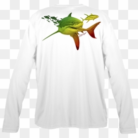 Long-sleeved T-shirt, HD Png Download - great white png