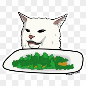 Smudge The Cat Sticker, HD Png Download - cat meme png