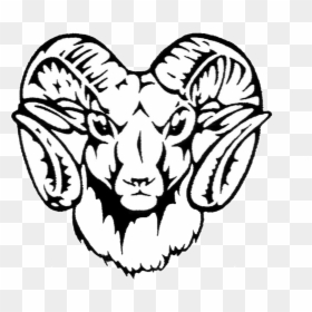 School Logo - Rampart High School Ram, HD Png Download - ram animal png