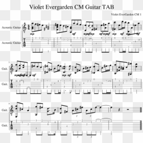 Violet Evergarden Guitar Tab, HD Png Download - violet evergarden png