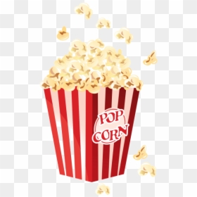 Popcorn Clipart Image Free Transparent Png - Popcorn Clipart, Png Download - snacks clipart png