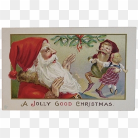 Christmas Postcards, HD Png Download - santa elf png