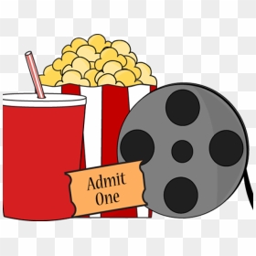Movie Clip Art, HD Png Download - snacks clipart png