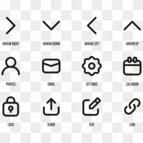Icons, Web, Symbols, Communication, Digital, Graphic - Icon, HD Png Download - email button png