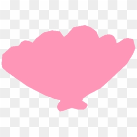 Pink,heart,love, HD Png Download - seashell silhouette png
