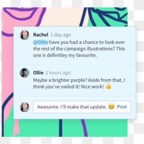 Screenshot, HD Png Download - blue post it note png