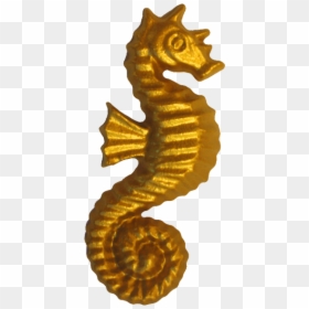 Clip Art Seahorse Illustration - Caballitos De Mar Dorado Dibujos, HD Png Download - seahorse silhouette png