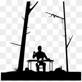 10 Scary Sports Stories For Halloween - Silhouette, HD Png Download - halloween silhouette png