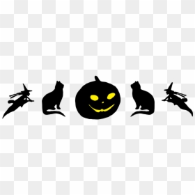 Halloween Clipart Silhouette Transparent Background, HD Png Download - halloween silhouette png