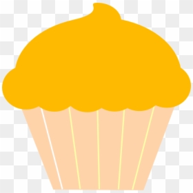 Cupcake Clip Art - Yellow Clipart Cupcakes Transparent Background, HD Png Download - baking clipart png