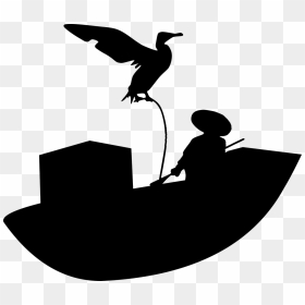 Fisherman, Fishing, Boat, Silhouette, Traditional - Silhueta Pescadores Png, Transparent Png - boat silhouette png