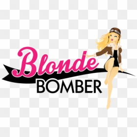 Blondebomber Pinuplogo Web - Cartoon, HD Png Download - pin up silhouette png