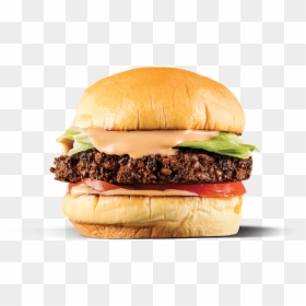 Falafel Tandoori Chicken Burger King - Hamburger Food, HD Png Download - falafel png