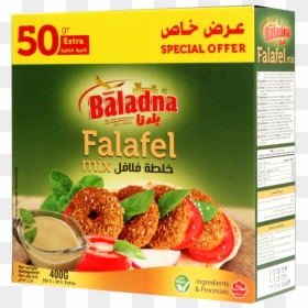 Baladna Falafel 400g - Falafel Baladna 400g, HD Png Download - falafel png