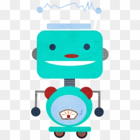 Robot Clipart, Pebble Painting, Cute Cartoon, Robots, - Robo Cute Png, Transparent Png - cartoon robot png