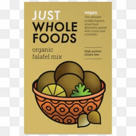 Just Wholefoods Organic Falafel Mix 120g"  Title="just - Just Wholefoods Organic Falafel Mix 120g, HD Png Download - falafel png