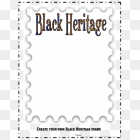 Blank Postage Stamp Template Clipart Paper Postage - Blank Postage Stamp Template, HD Png Download - postage stamps png