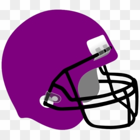 Football Clipart Purple - Yellow Football Helmet Clipart, HD Png Download - football clip art png