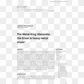 Document, HD Png Download - alexander the great png