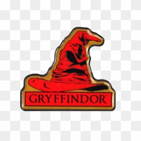 Gryffindor Sorting Hat Enamel Badge - Harry Potter Sorting Hat Pins, HD Png Download - harry potter hat png
