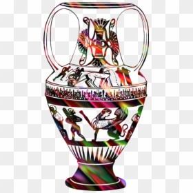 Ode On A Grecian Urn Pottery Of Ancient Greece - Ancient Greek Urn Drawing, HD Png Download - greek leaves png