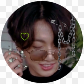 Image - Jungkook Long Hair And Sunglasses, HD Png Download - kakegurui png