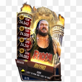 Finn Balor Wwe Supercard, HD Png Download - rhyno png