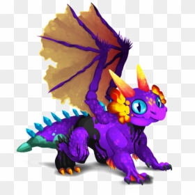 Illustration, HD Png Download - purple dragon png