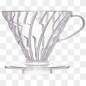 V60 Coffee Dripper 02, Plastic / Clear - V60 濾 杯 01, HD Png Download - cone shape png