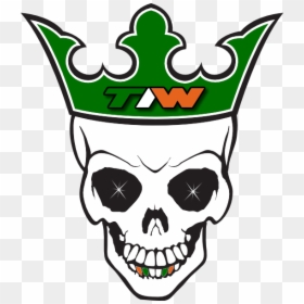 Skull With Crown Png, Transparent Png - elimination chamber png