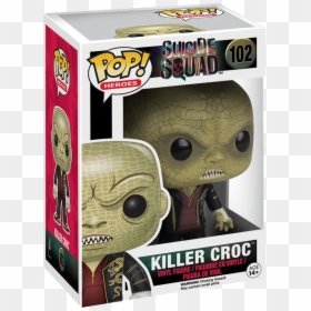 Suicide Squad Killer Croc Funko Pops, HD Png Download - killer croc png