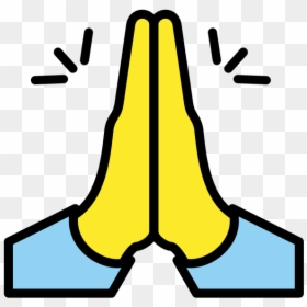 Hand, HD Png Download - prayer emoji png