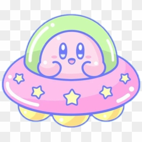 Ufo Png Cute - Ufo Kirby, Transparent Png - ufo.png