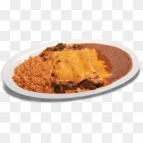 Three Beef, Chicken Or Cheese Enchiladas Topped With - Enchiladas Transparent, HD Png Download - enchilada png