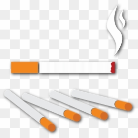 Cigarette, Smoking, Smoke, Man, Tobacco, Addiction - Cylinder, HD Png Download - burning cigarette png