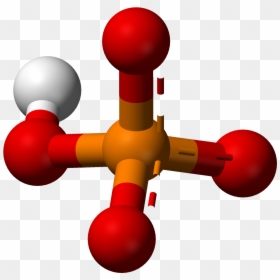 1 Hydrogenphosphate 3d Balls - Dihydrogen Phosphate, HD Png Download - 3d number 1 png