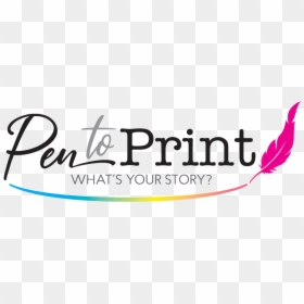 Pen To Print - Calligraphy, HD Png Download - pen writing png