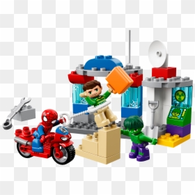 Lego Duplo Spider Man & Hulk Adventures 10876, HD Png Download - lego spiderman png
