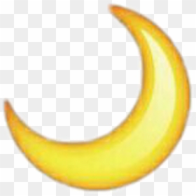 Moon Moonemogi Emogi Luna Emoticones Png Overlay Tumblr - Moon Iphone Emoji Png, Transparent Png - crecent moon png