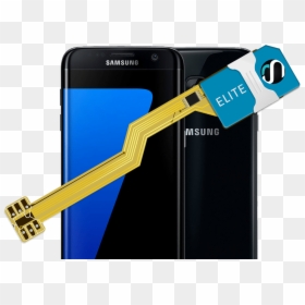 Galaxy S7 Edge - S7 Edge Dual Sim Adapter, HD Png Download - samsung s7 png